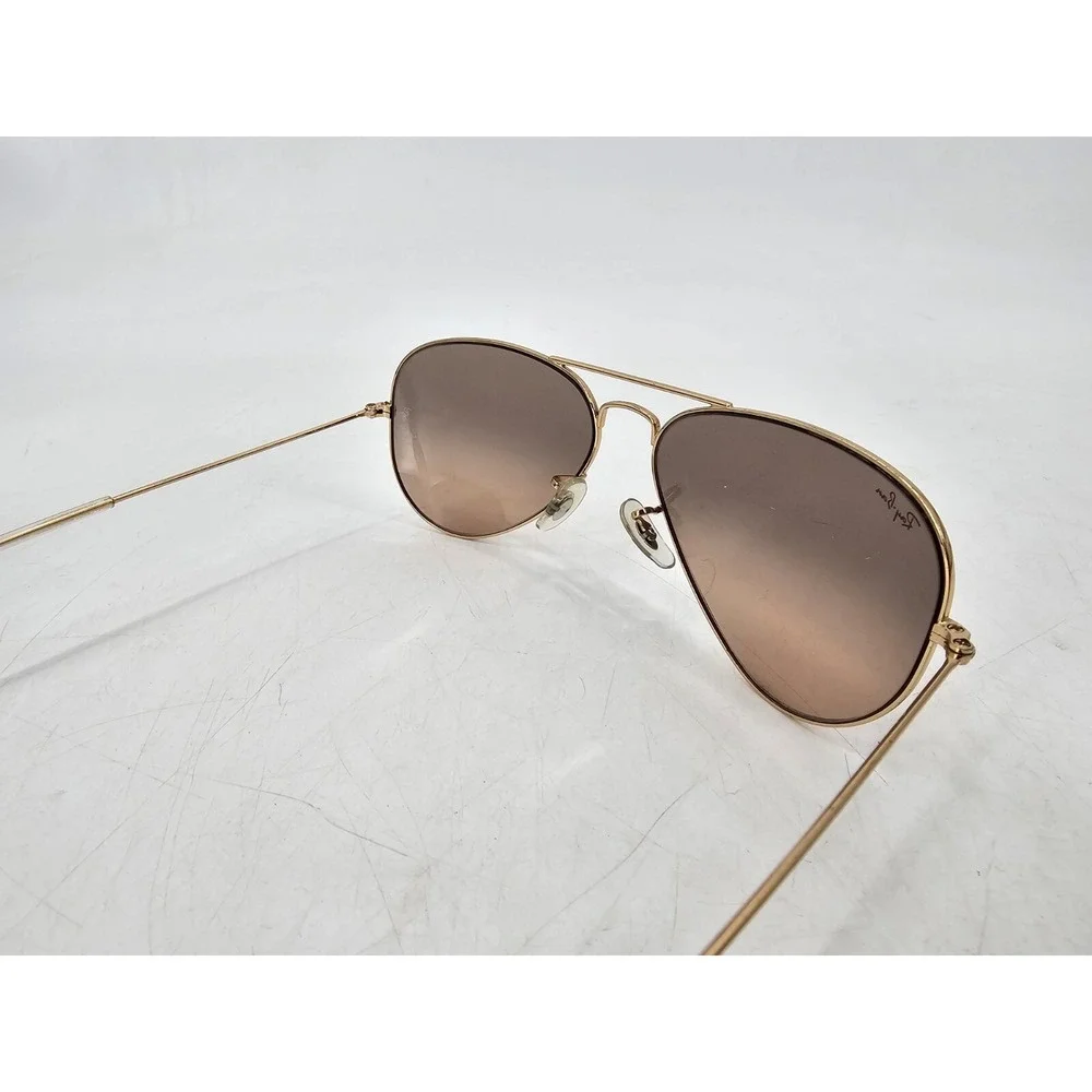 Ray-Ban Large Aviator RB3025 58[]14 140‎ Sunglasses  Gold/Brown Italy